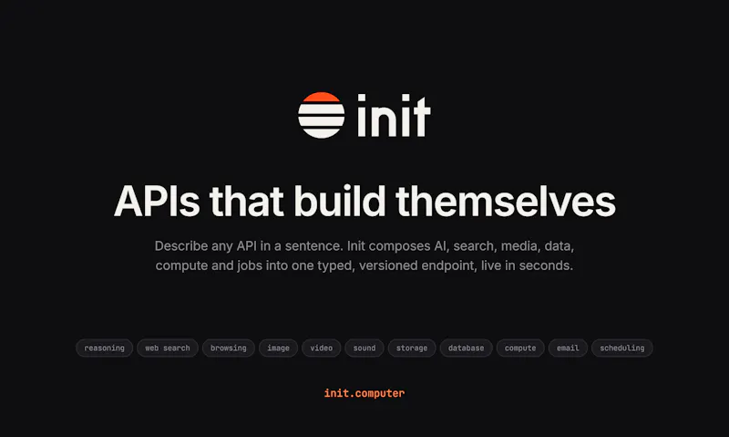 Init screenshot 1