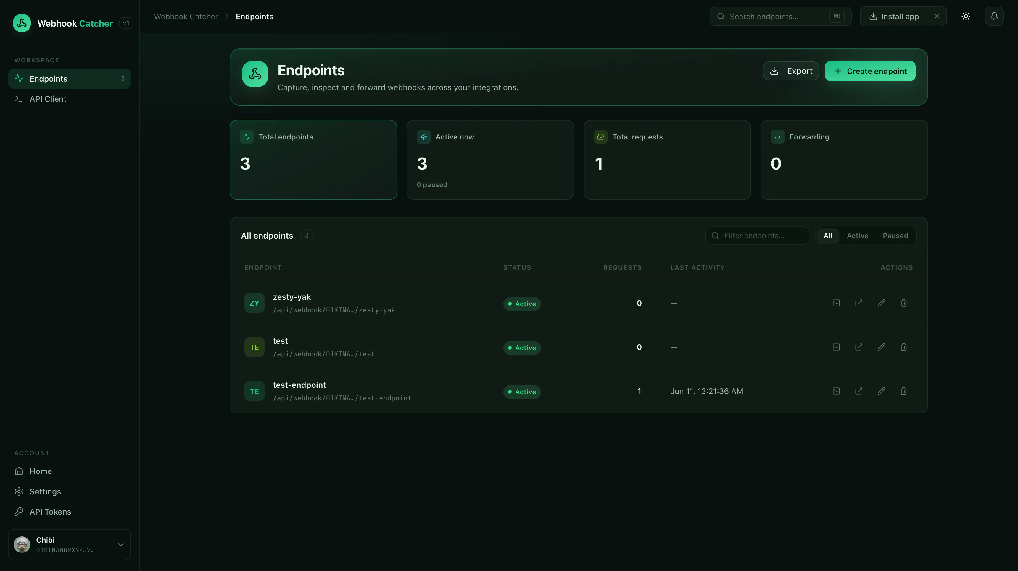 Webhook Catcher gallery image