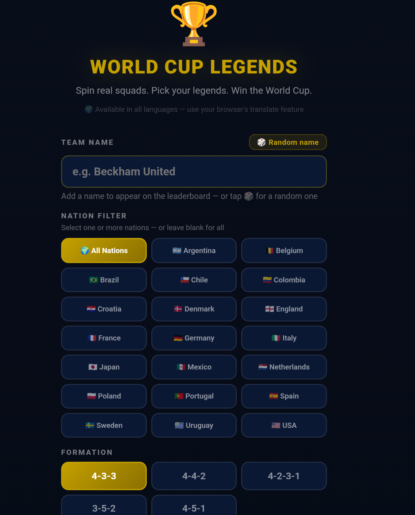 World Cup Legends gallery image