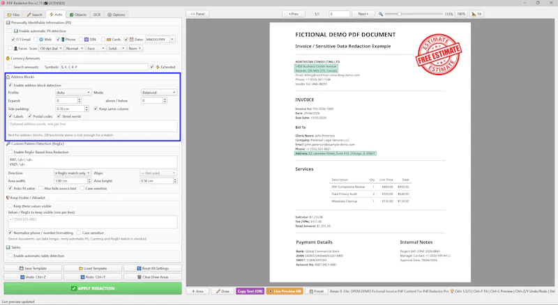 PDF Redactor Pro screenshot 9