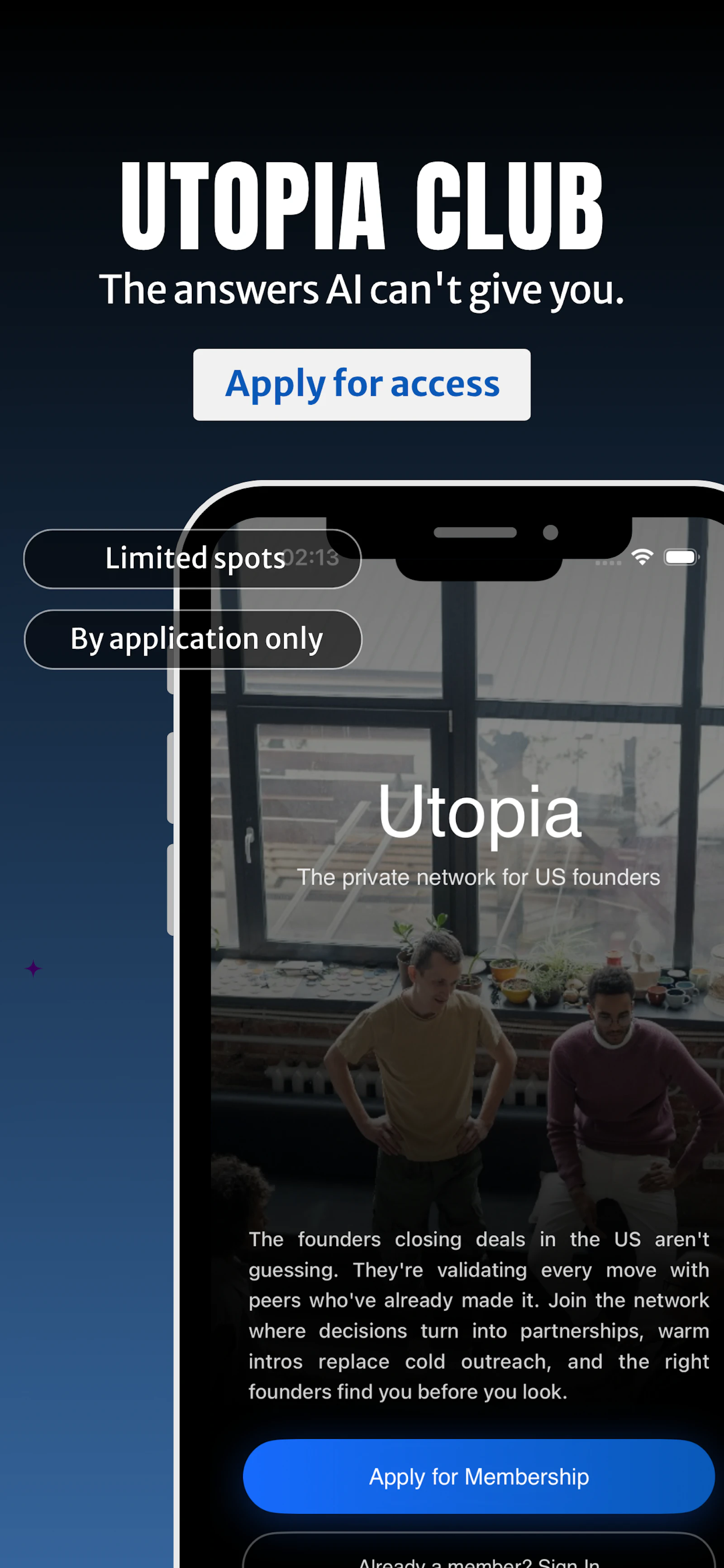 Utopia Club screenshot 2