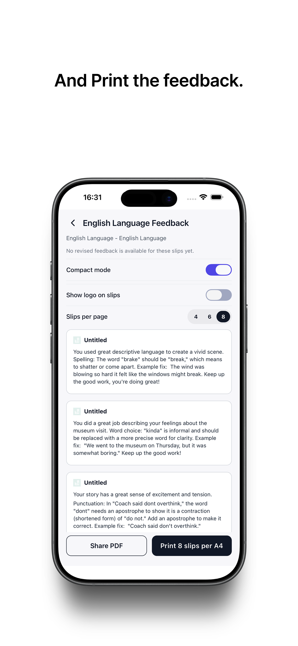 TAI- AI Powered Marking For Educators gallery image
