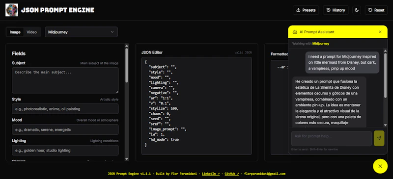 JSON Prompt Engine screenshot 6