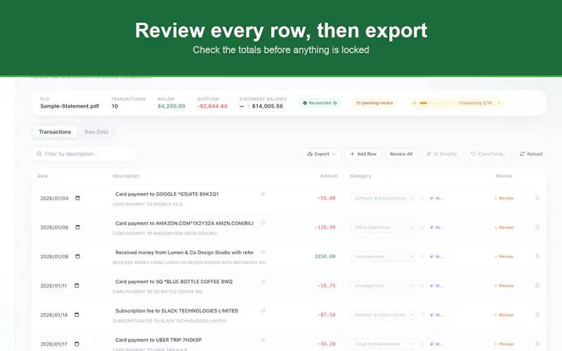 LedgerPanda screenshot 3