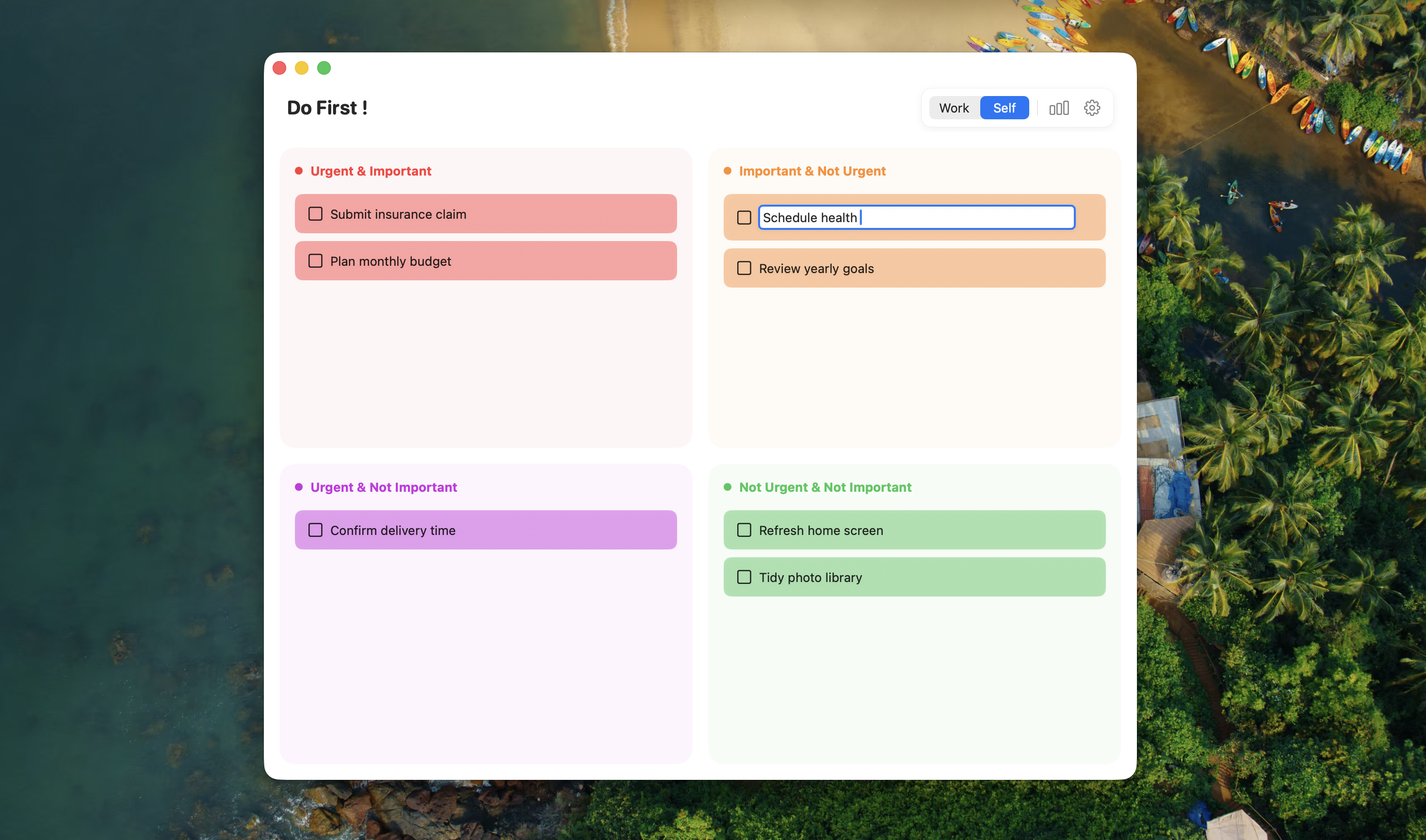 Do First - Screenshot 3 showing product features and functionality