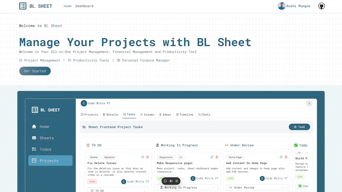 BL Sheet