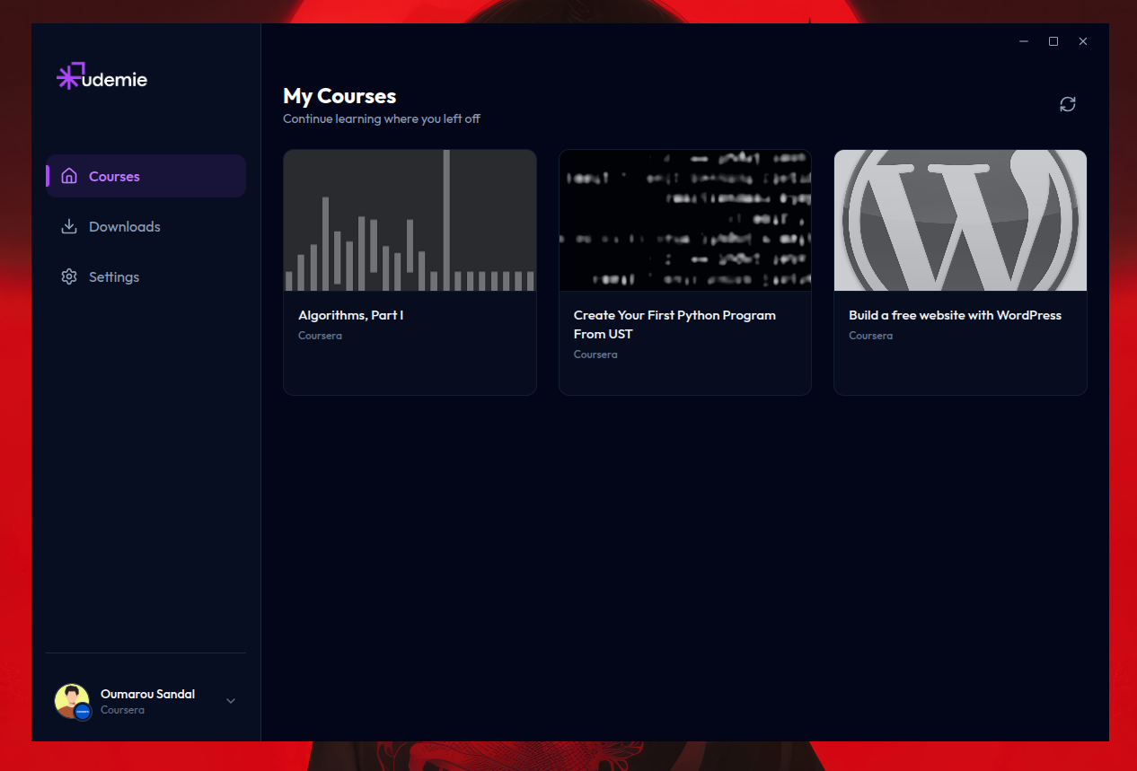 Udemie - Screenshot 4 showing product features and functionality