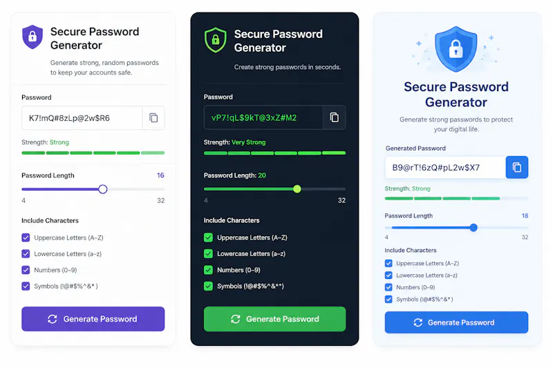 Strong Password Generator screenshot 1