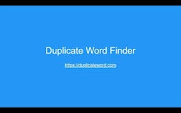 Duplicate Word Finder media 1