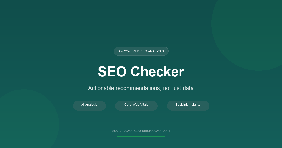 SEO Checker gallery image