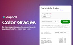Asphalt Color Grades - Figma Plugin media 1
