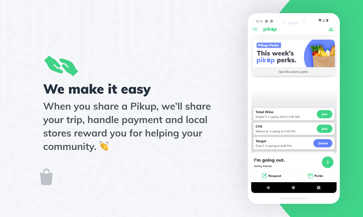 Pikup: Coordinate errands with neighbors gallery image
