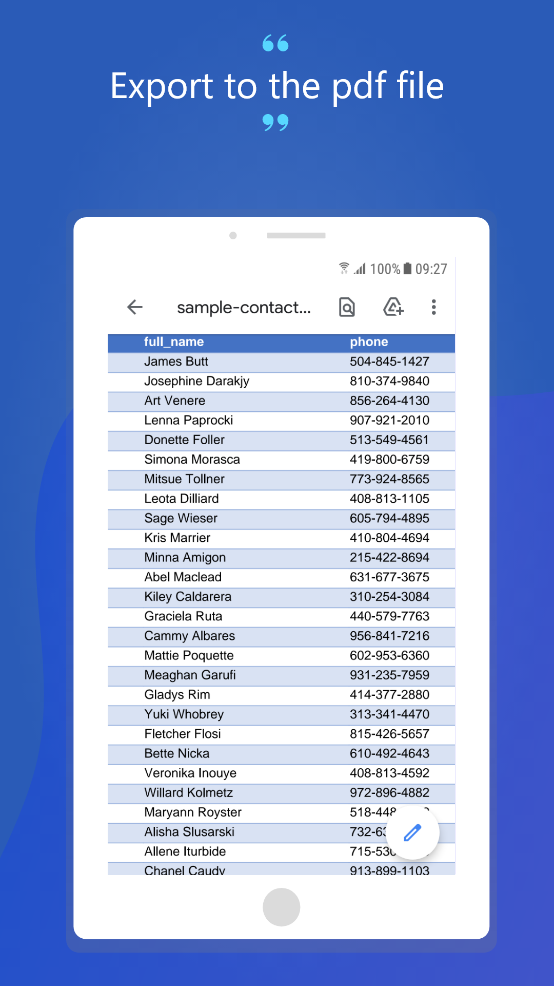 Smart csv viewer gallery image