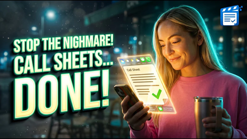 Easy Call Sheets screenshot 1 (video preview)