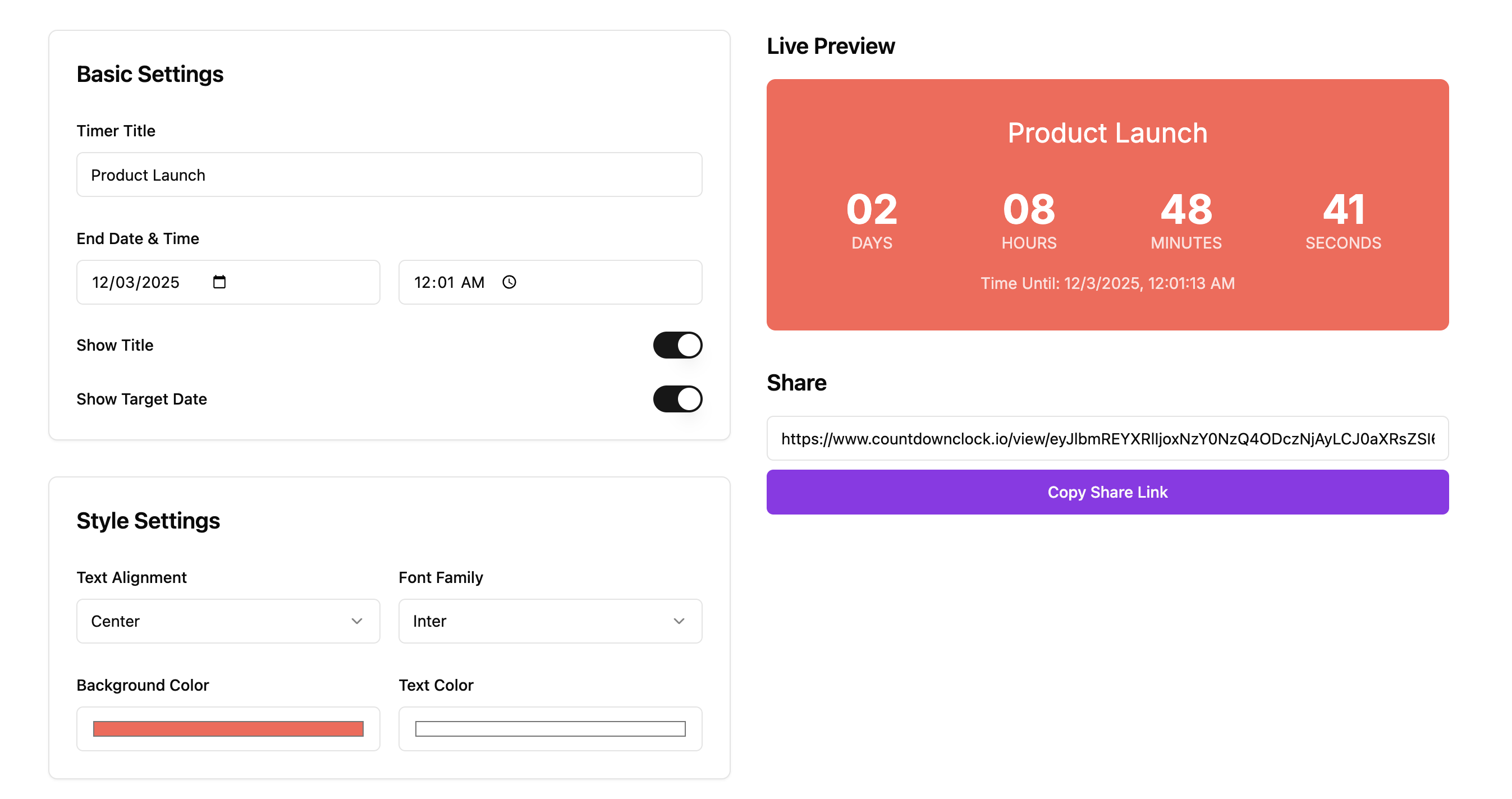 CountdownClock: Free Event Timers gallery image