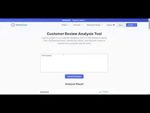 Free Customer Review Analysis Tool gallery image
