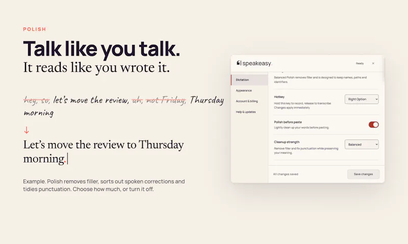 speakeasy. screenshot 4