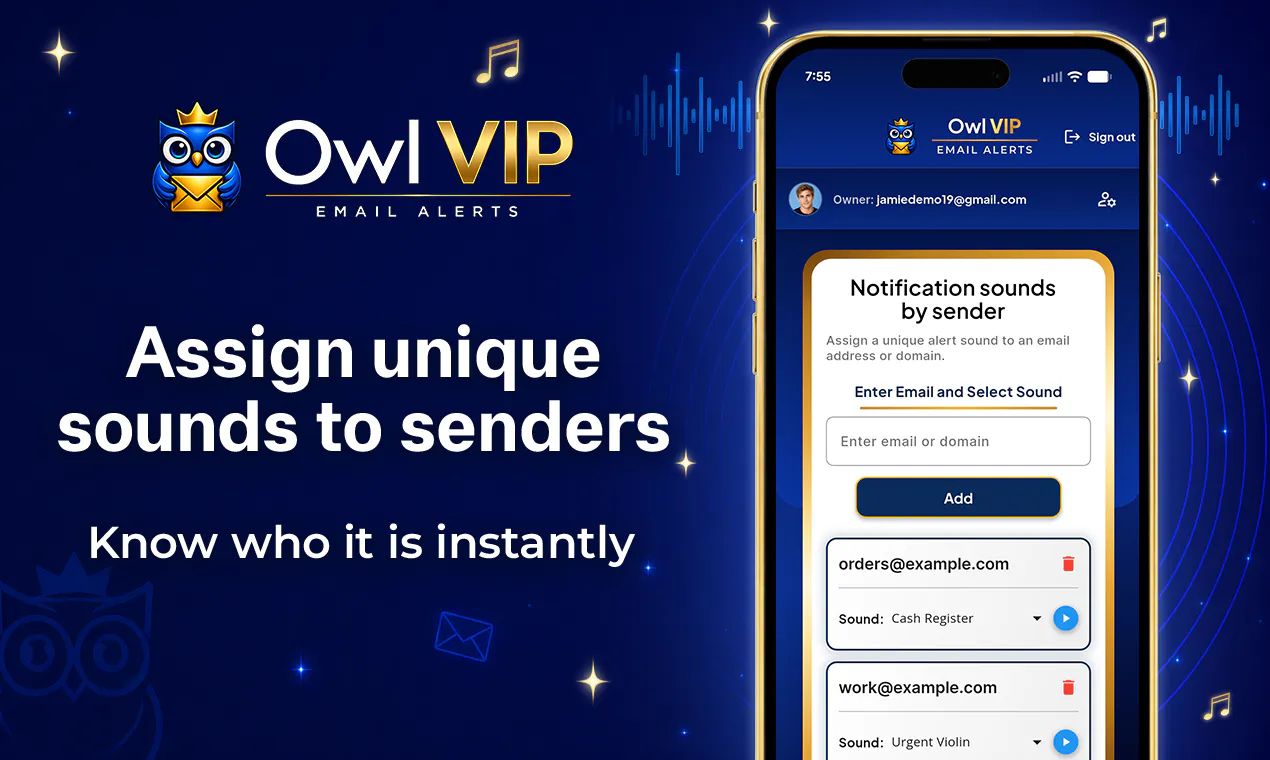 Owl VIP Email Alerts gallery image