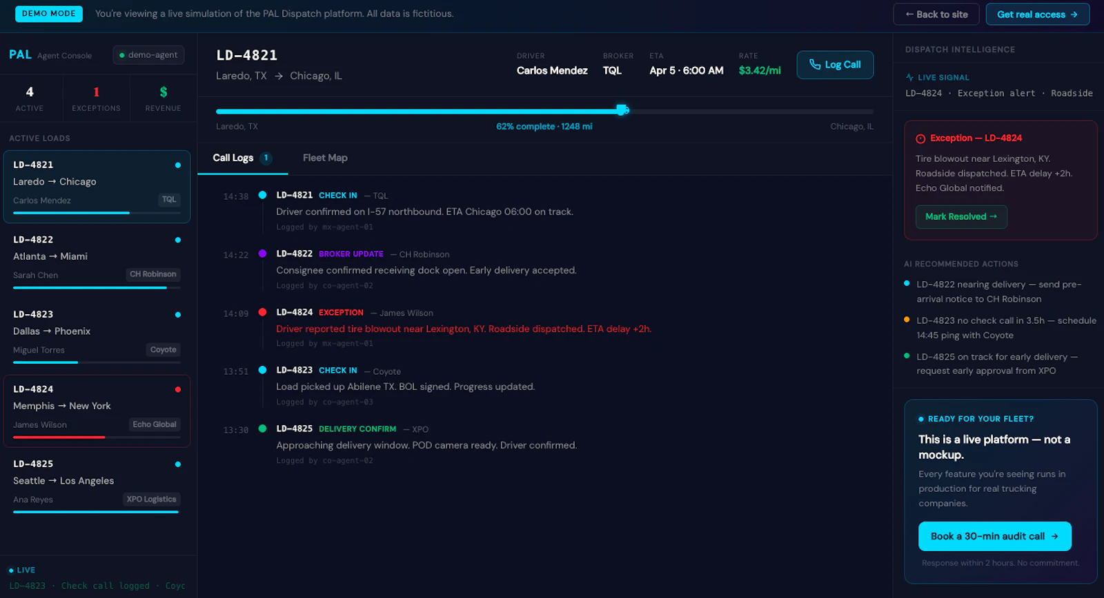 PAL Dispatch screenshot 2