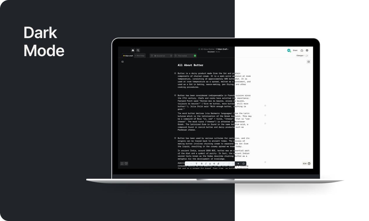 Butterdocs - Альтернатива Google Docs для серьезных писателей и команд медиа 10