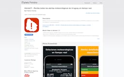 AlertaUY: Real-time weather alerts for Uruguay media 1