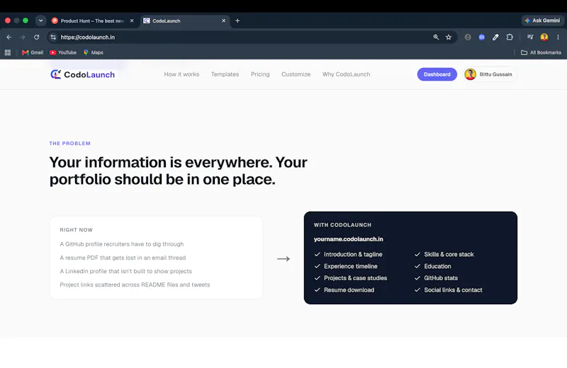 CodoLaunch screenshot 2
