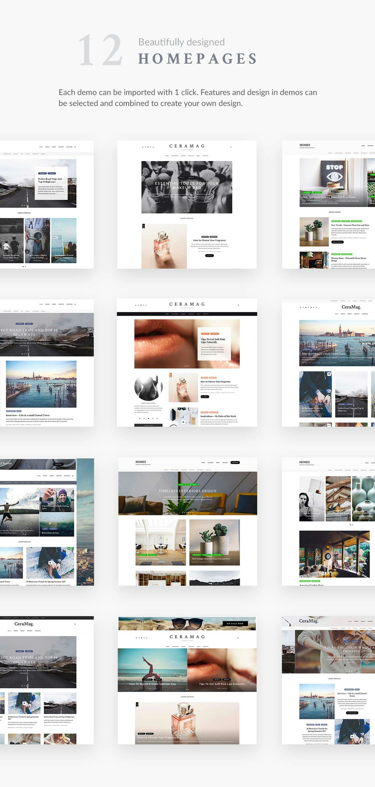 CeraMag – Life & Style Magazine Theme gallery image
