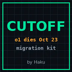 Cutoff — model-shutdown migration kit logo