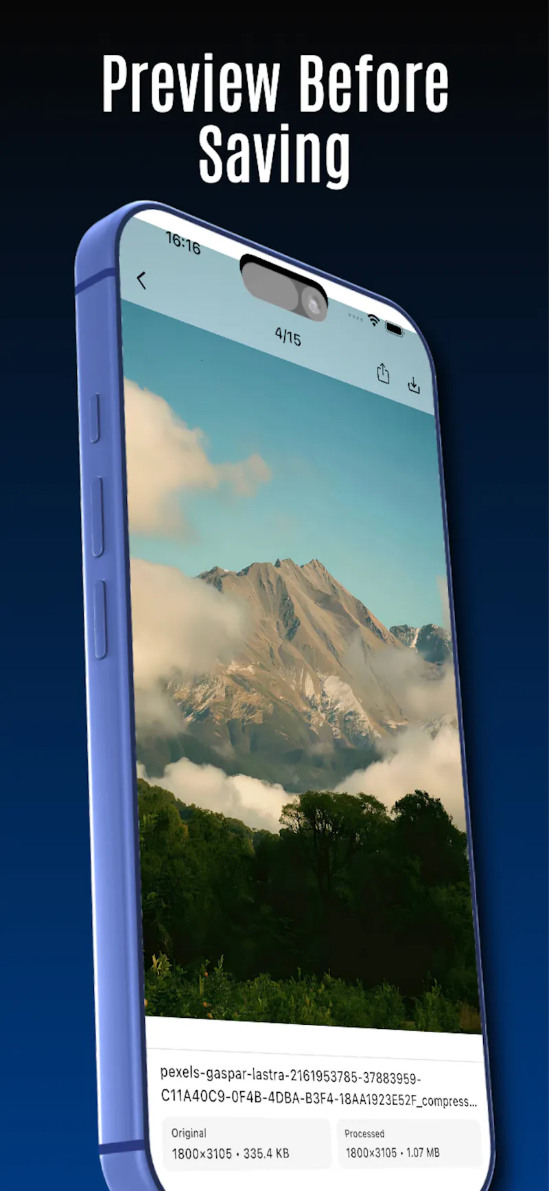 BulkPix: Photo Compress Resize screenshot 4