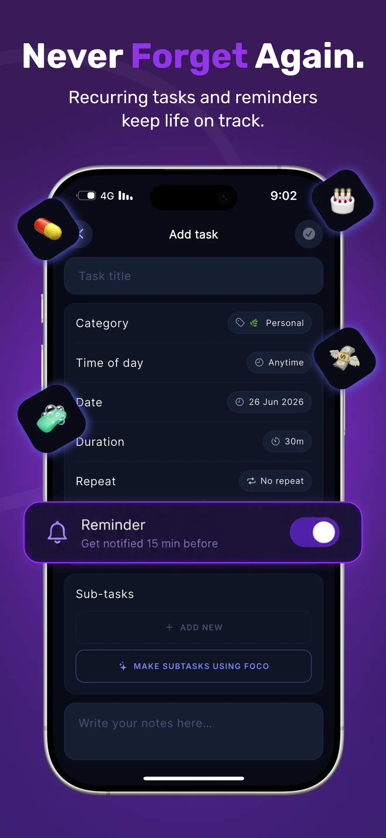 AI focus app for ADHD brains gallery image
