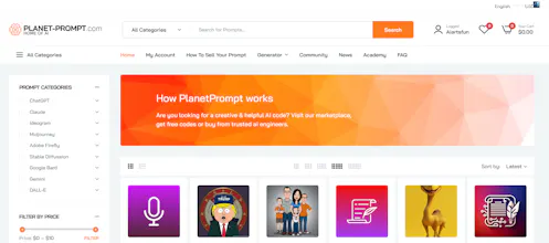 PlanetPrompt gallery image