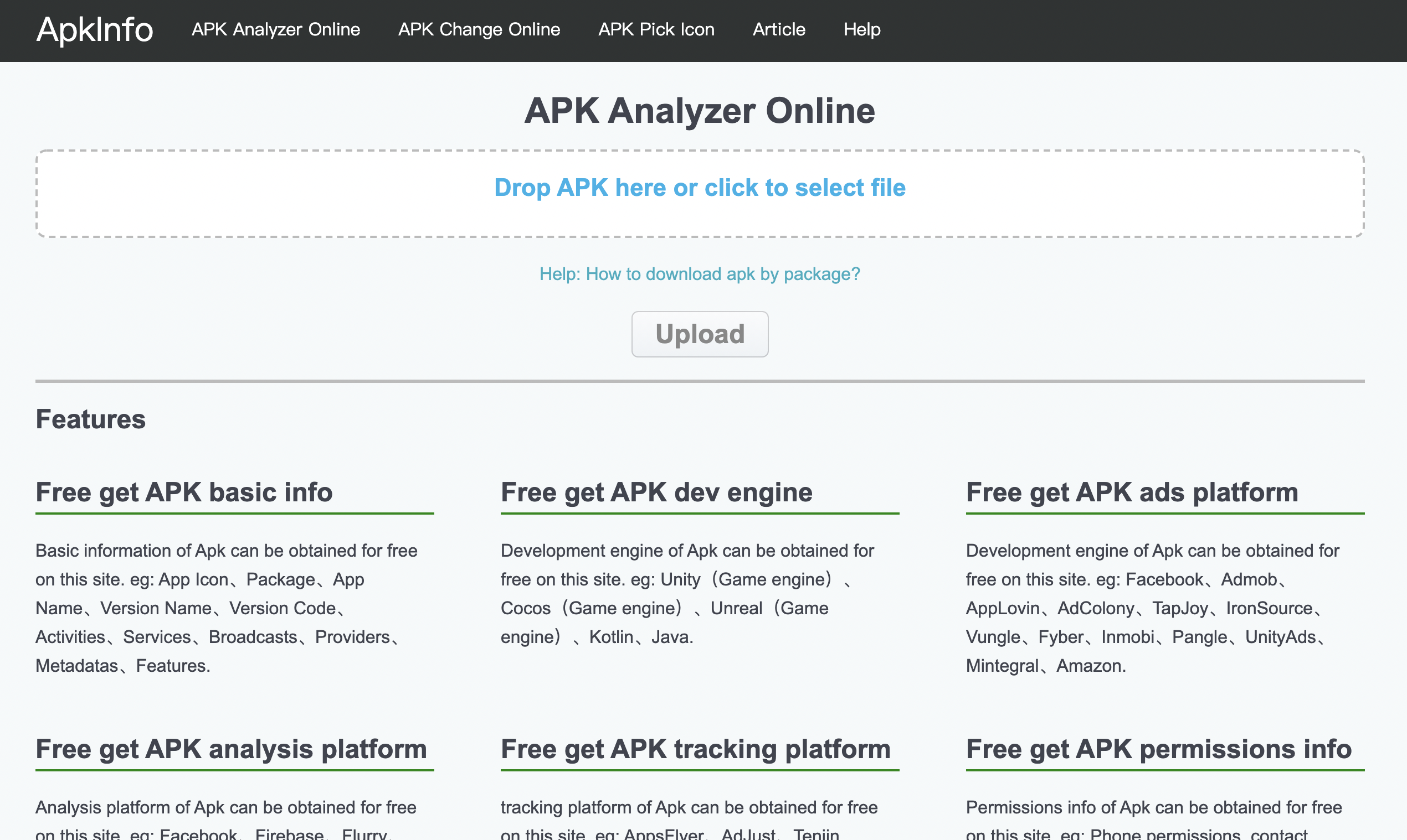 ApkInfo Online gallery image