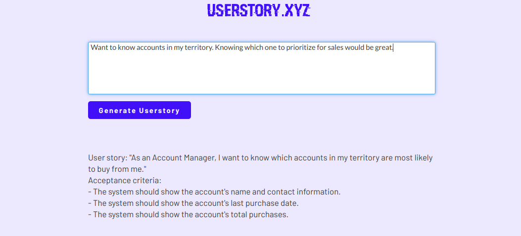 UserStory.xyz gallery image