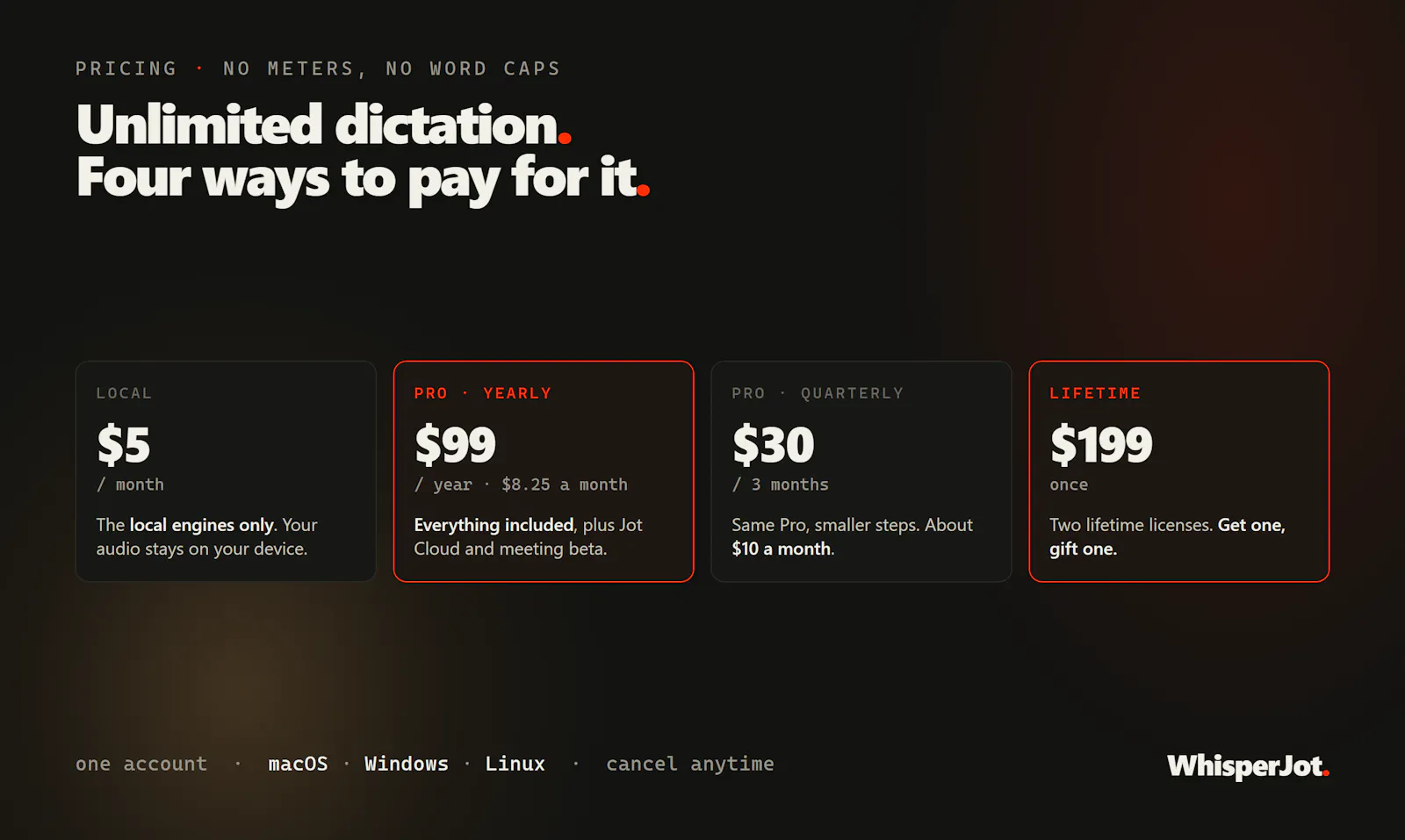 WhisperJot screenshot 2