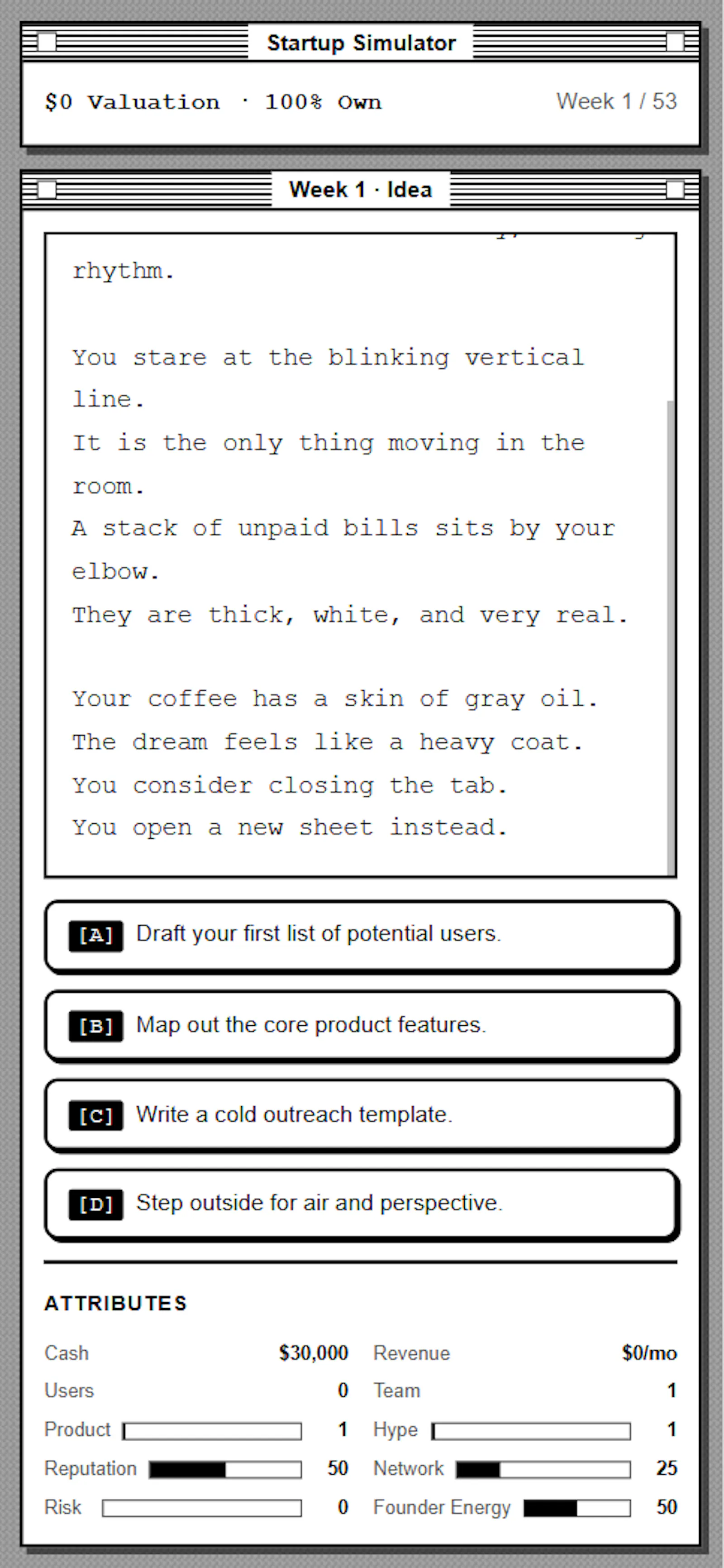 Startup Simulator screenshot 2