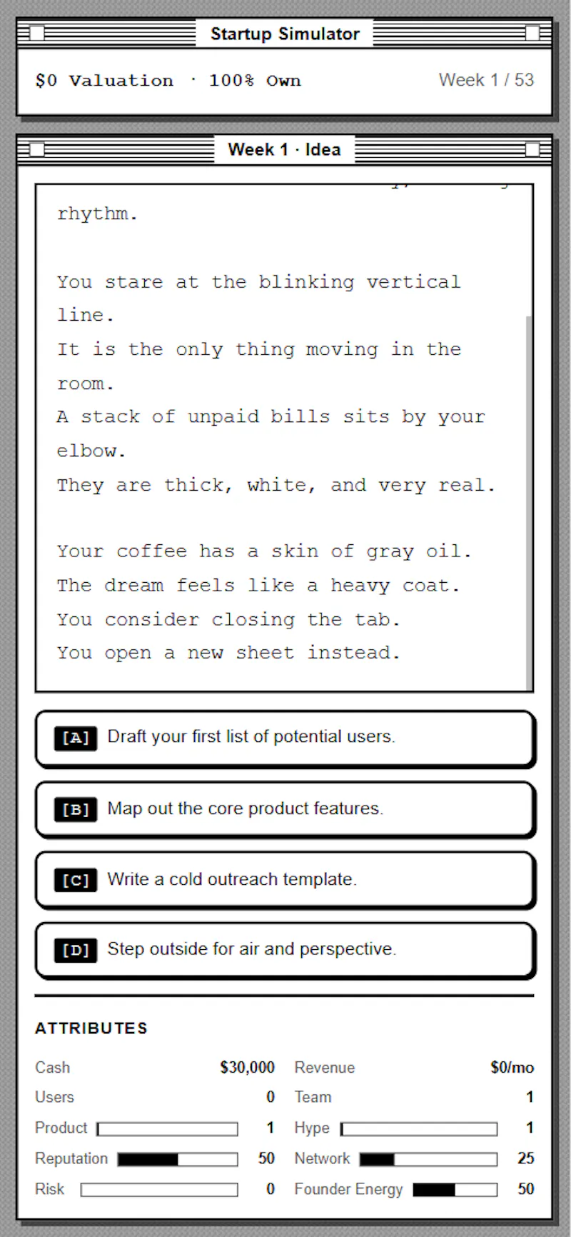 Startup Simulator screenshot 2