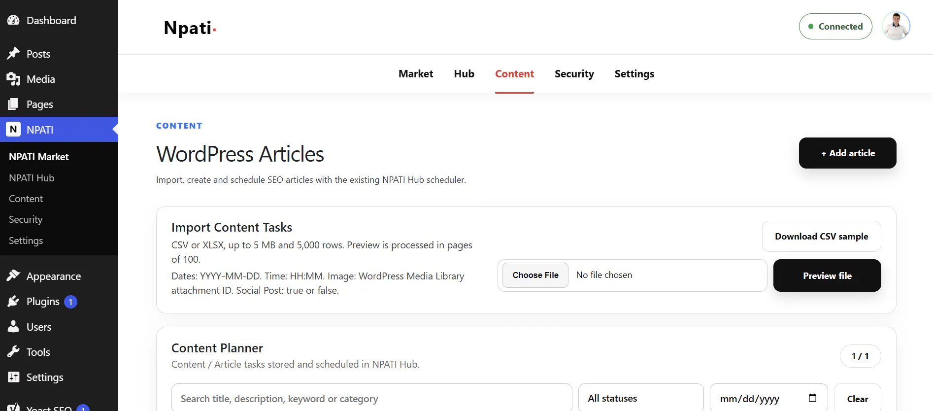 NPATI Content Automation gallery image