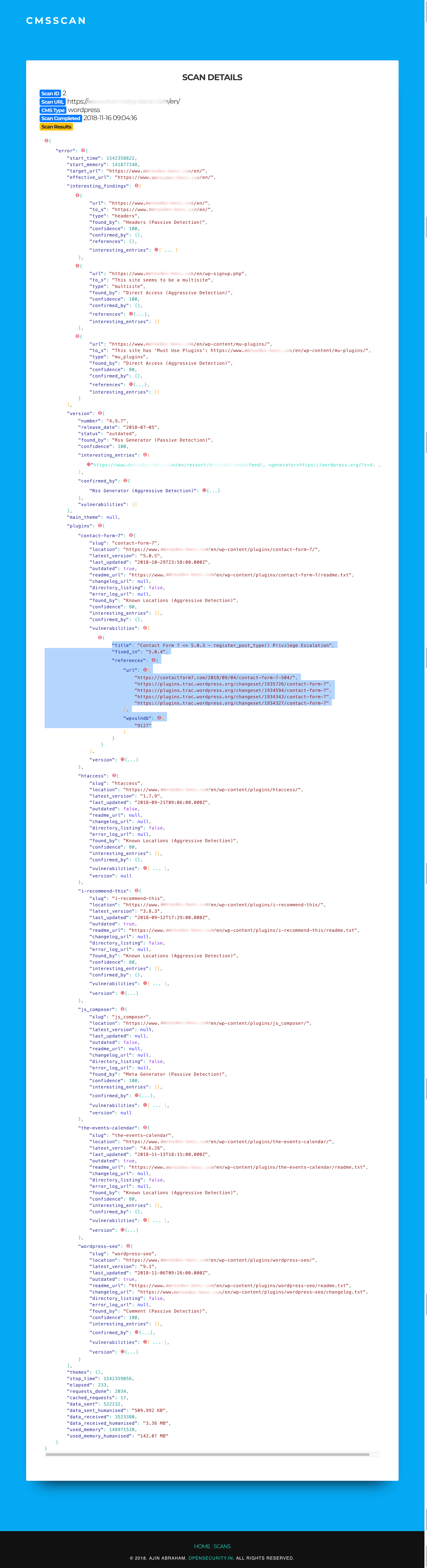CMS Scan gallery image