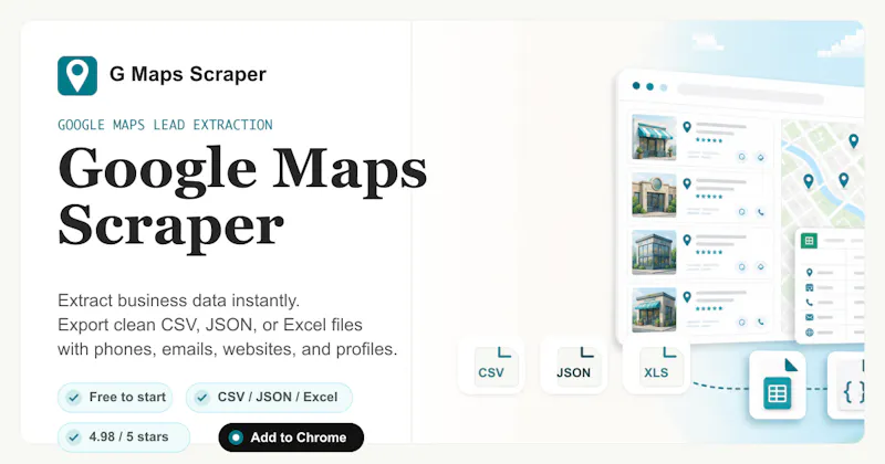 G Maps Scraper screenshot 2