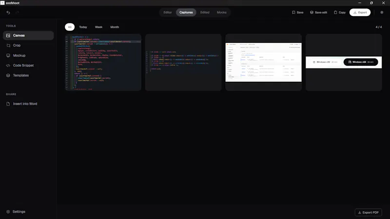 soofShoot - capture and edit screenshot 3