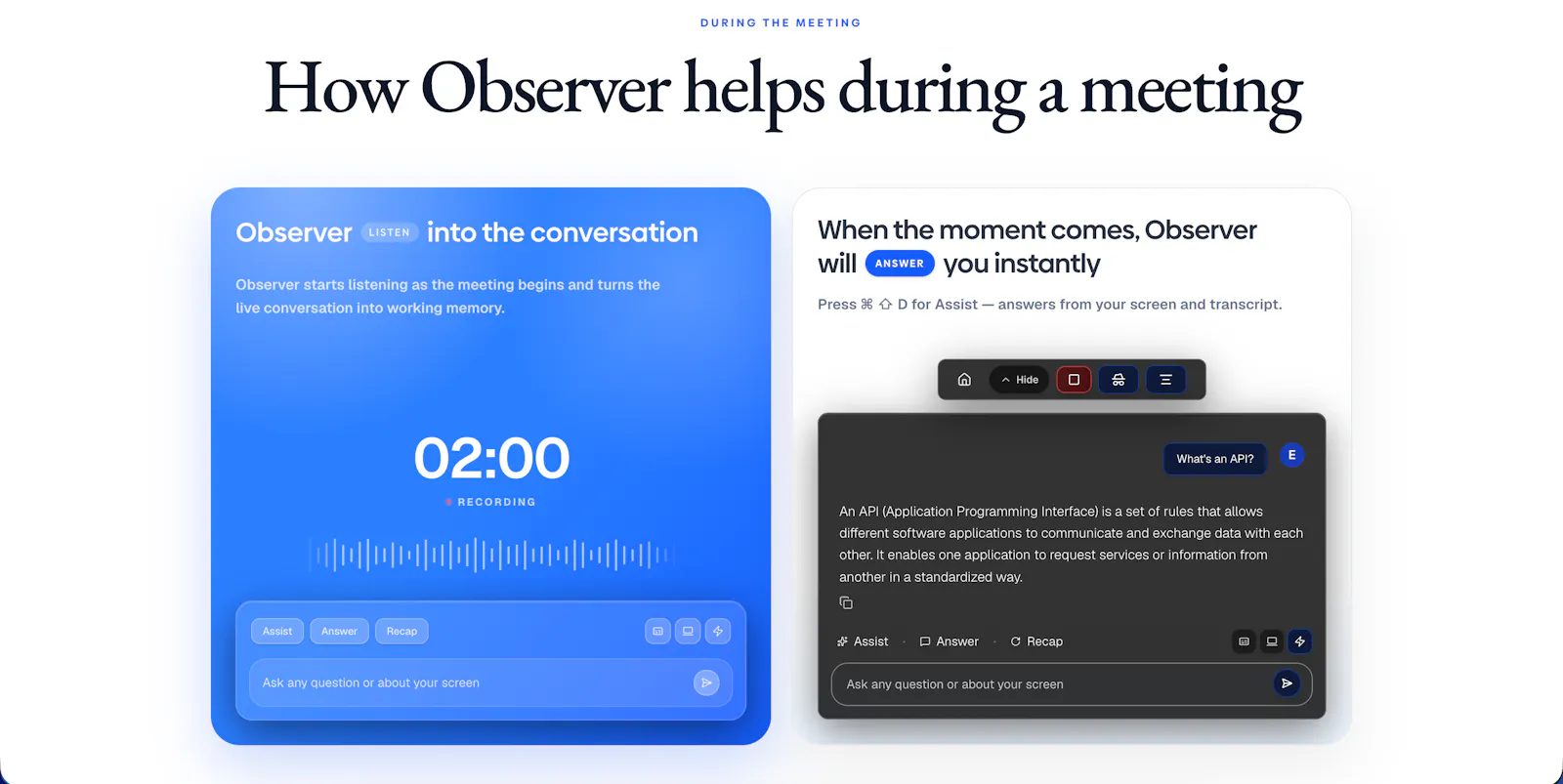 Observer screenshot 4