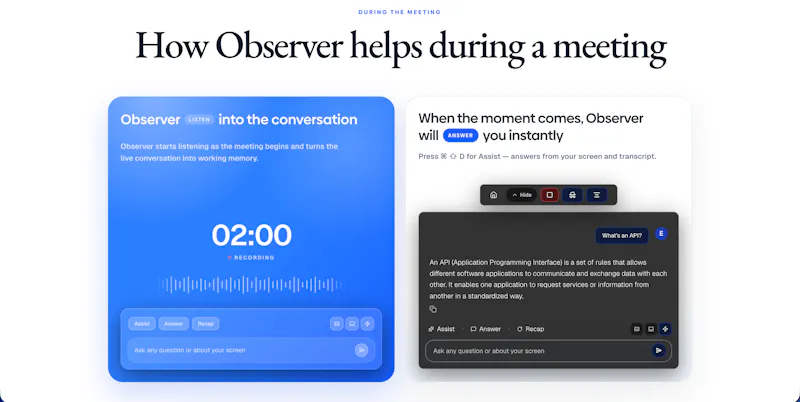 Observer screenshot 4
