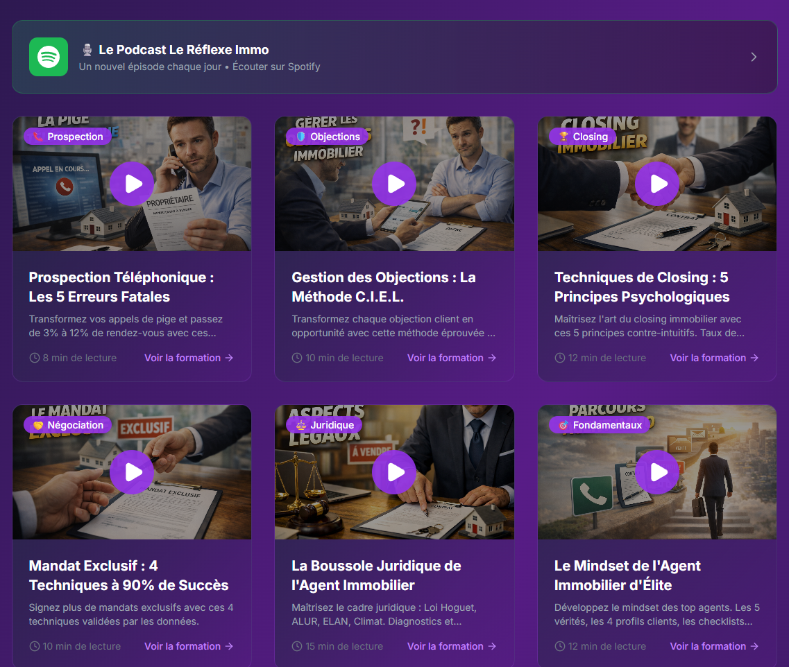 Le Réflexe Immo - Screenshot 3 showing product features and functionality