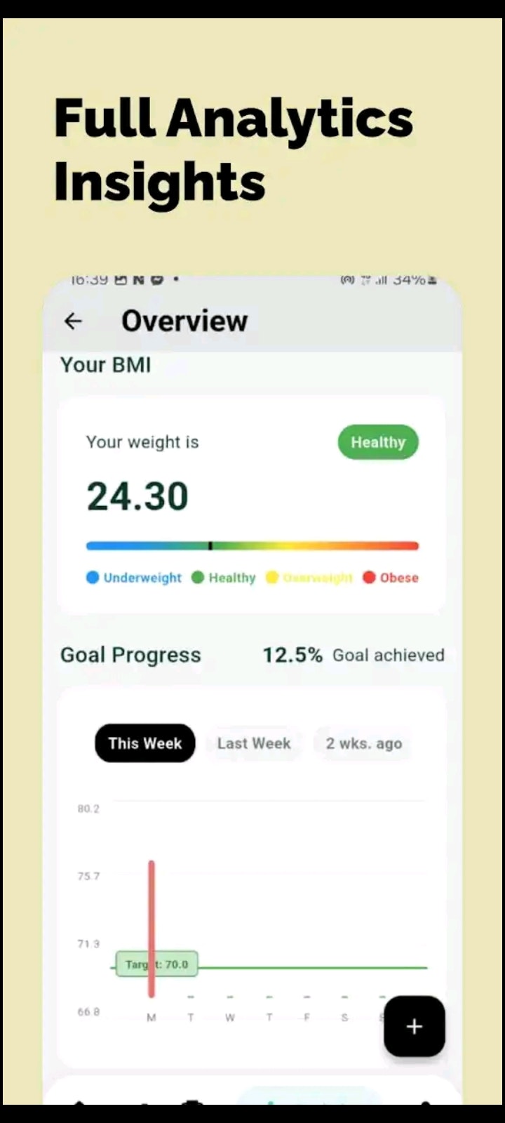 Mídia 1 de NutRilex - rastreador de nutrição movido a IA - Nutrição e rastreador de macros