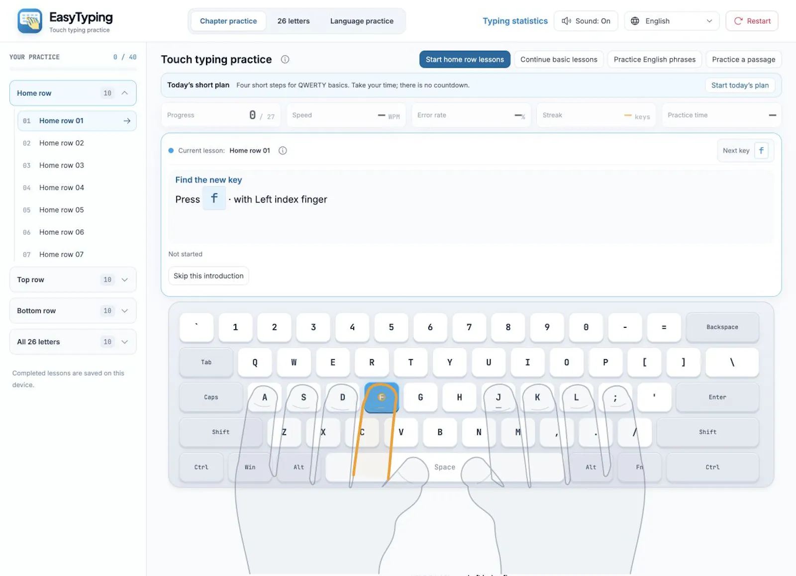 EasyTyping screenshot 1