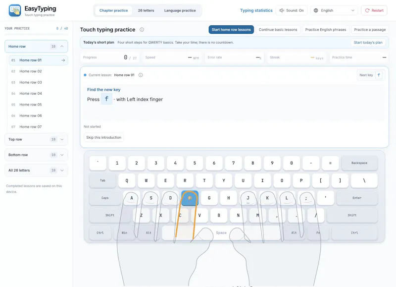 EasyTyping screenshot 1