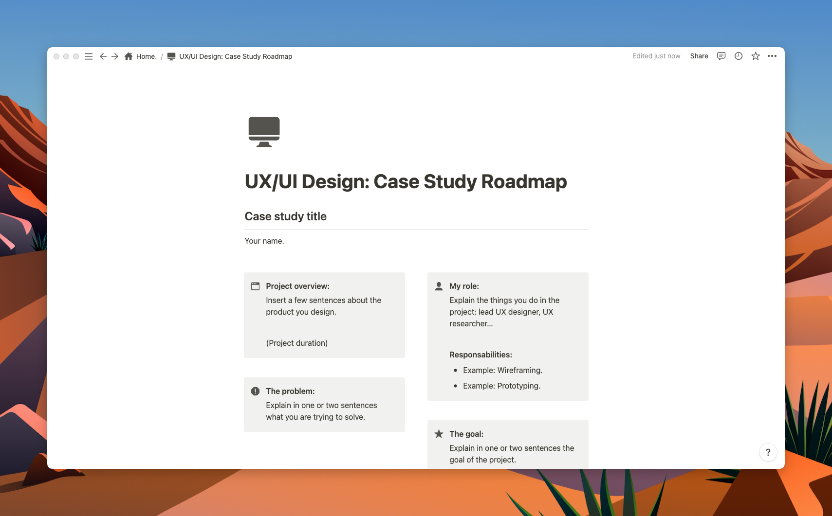 Diseño de UX/UI: Hoja de ruta de estudio de caso media 1
