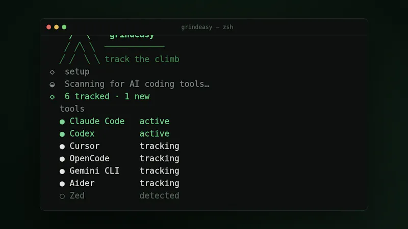 grindeasy · see what you're coding with screenshot 3
