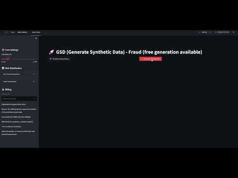 GSD (Generate Synthetic Data) - Fraud gallery image