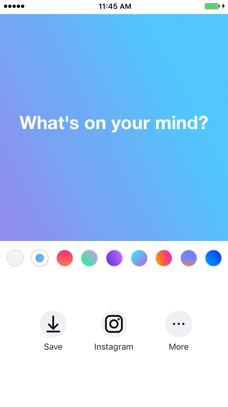Text Only posts for Instagram gallery image